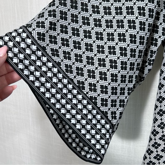 Max Studio NWT Lightweight Blue White Patterned Summer Spring Shrug Sz M - Picture 5 of 11